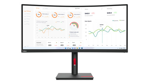 Lenovo ThinkVision T34w-30 LED display 86.4 cm (34 Lenovo ThinkVision T34w-30 LED display 86.4 cm (34